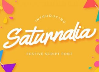 Saturnalia Script Font