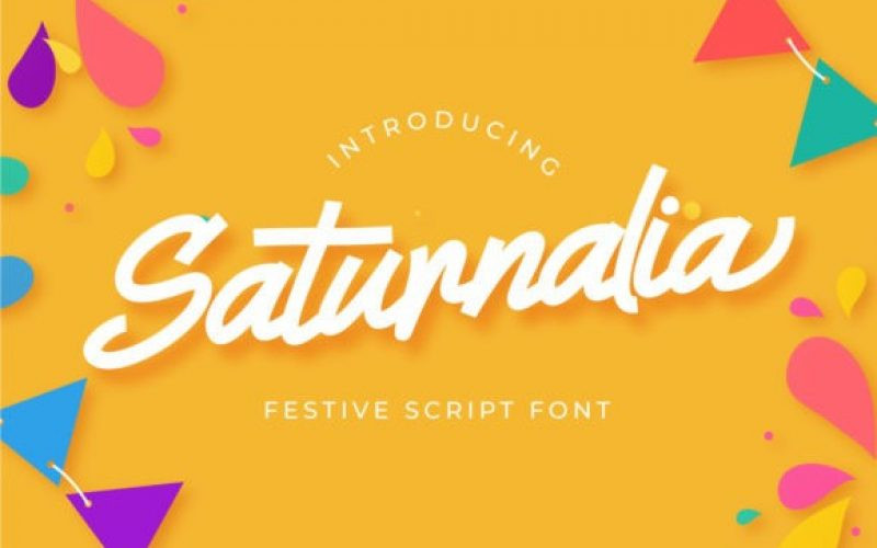 Saturnalia Script Font