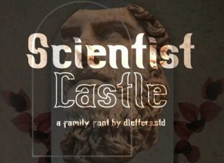 Scientist Castle Display Font