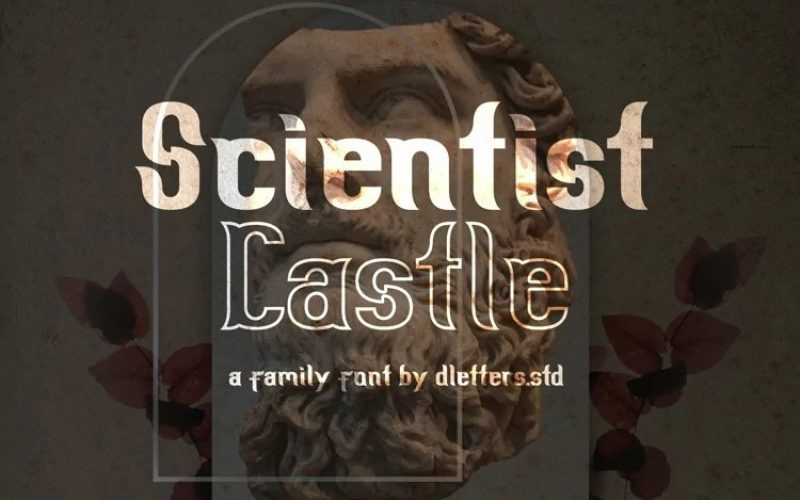 Scientist Castle Display Font