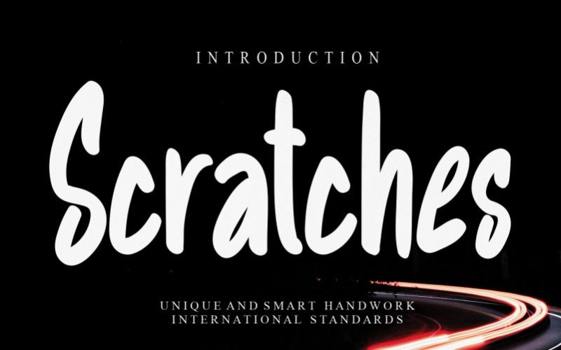 Scratches Font