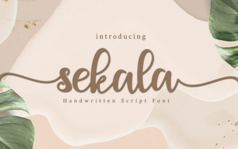 Sekala Calligraphy Font