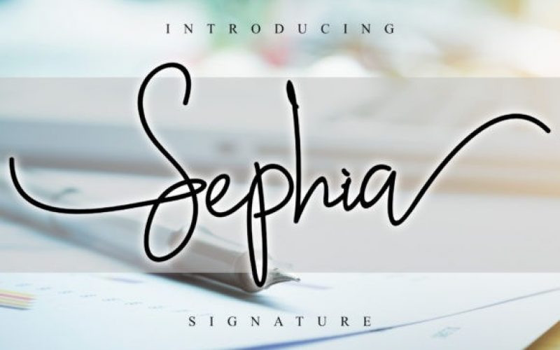 Sephia Handwritten Font