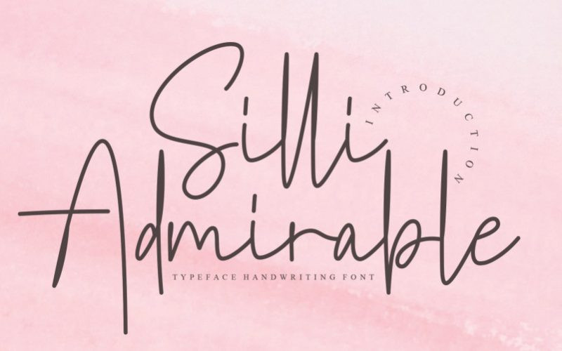 Silli Admirable Font