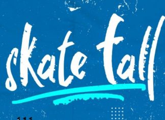 Skate fall Brush Font