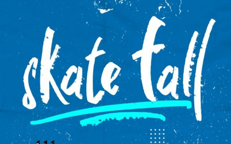 Skate fall Brush Font