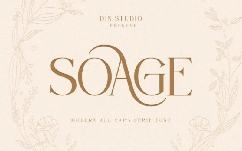 Soage Serif Font