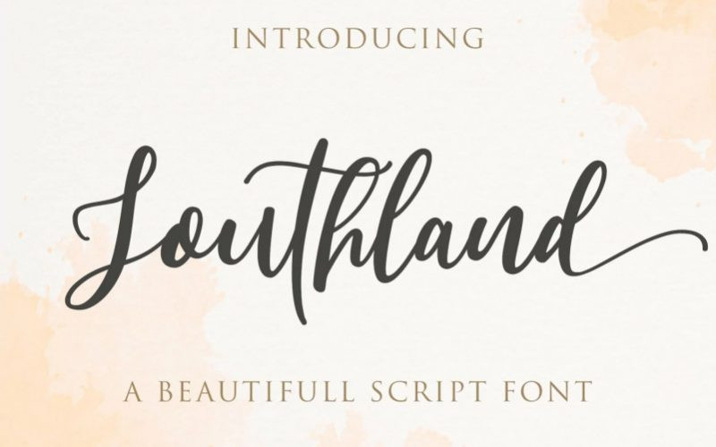 Southland Calligraphy Font