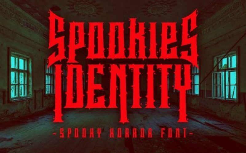 Spookies Identity Display Font