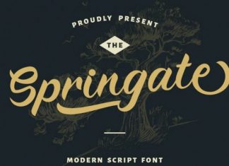Springate Script Font