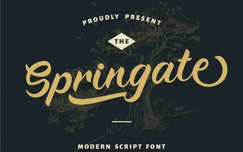 Springate Script Font