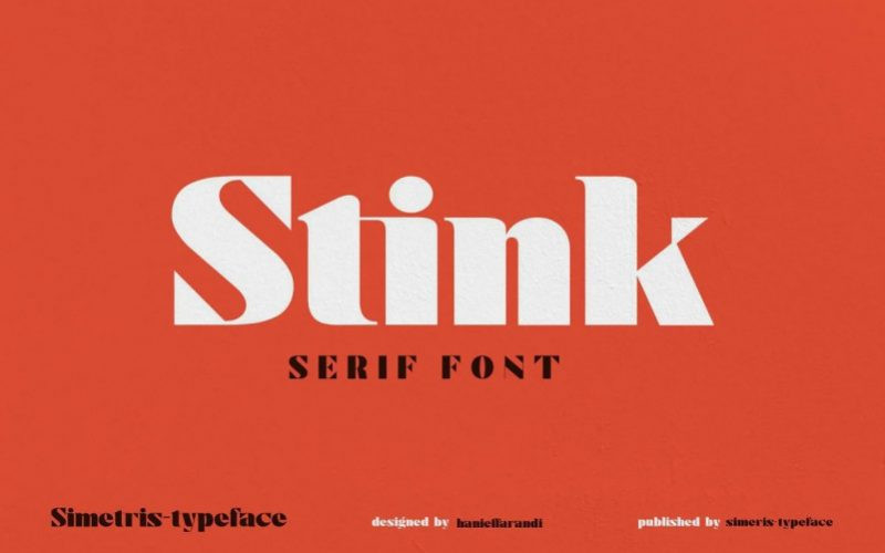 Stink Sans Serif Font