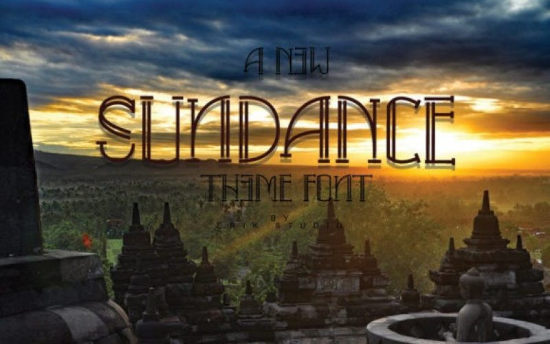 Sundance Display Font