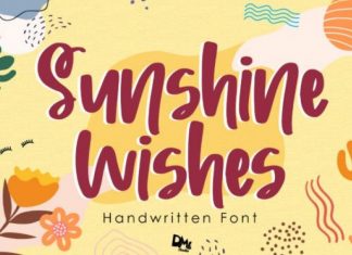 Sunshine Wishes Brush Font