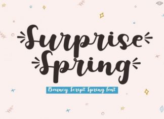 Surprise Spring Script Font
