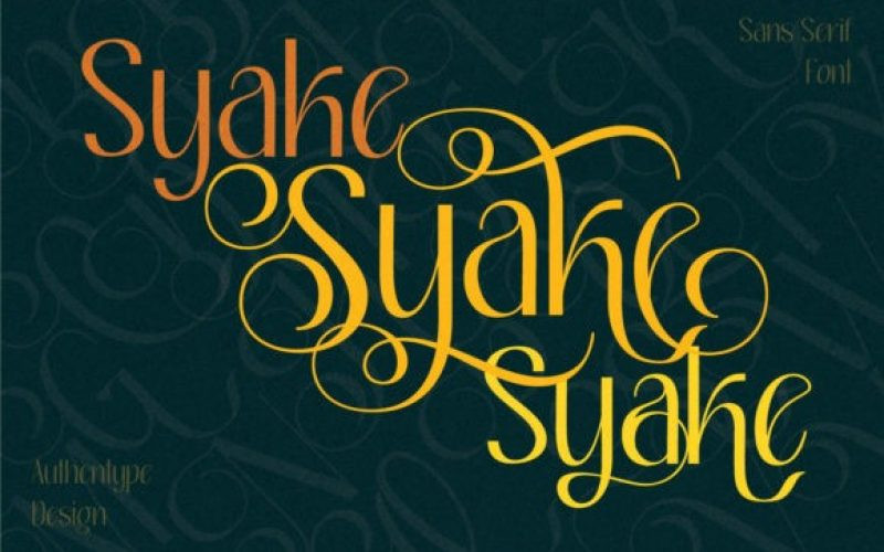 Syake Sans Serif Font