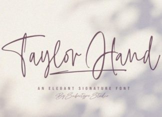 Taylor Hand Script Font