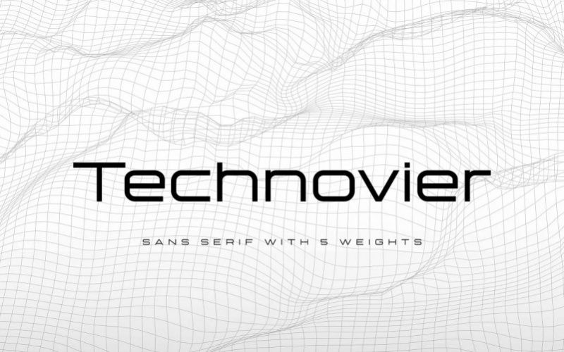 Technovier Sans Serif Font