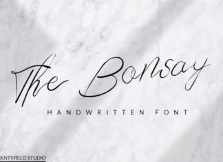 The Bonsay Font