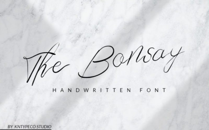 The Bonsay Font