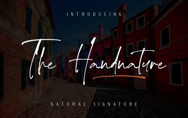 The Handnature Font