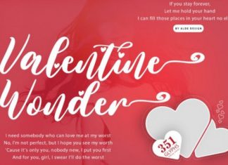 Valentine Wonder Script Font