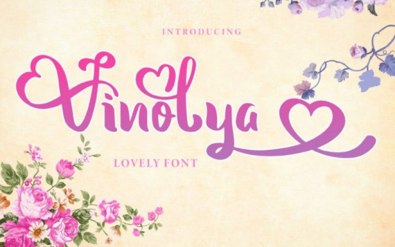 Vinolya Script Font