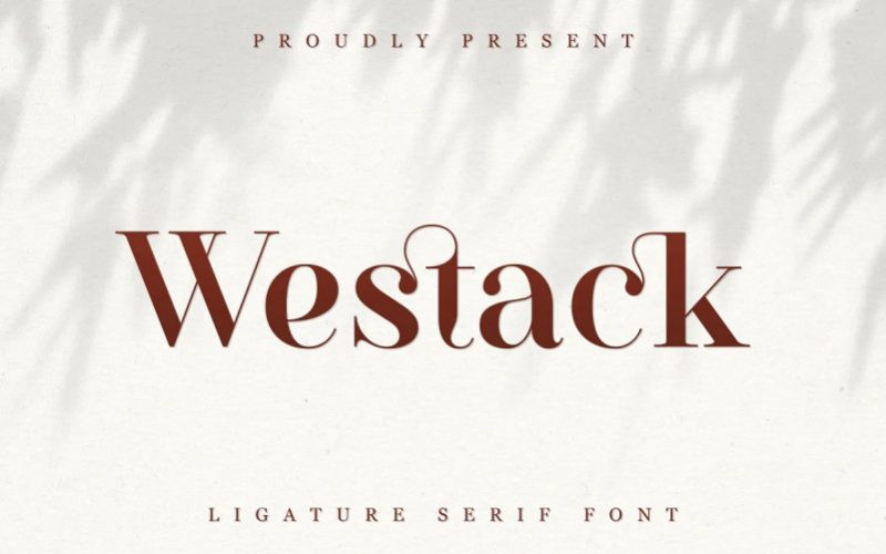 Westack Serif Font