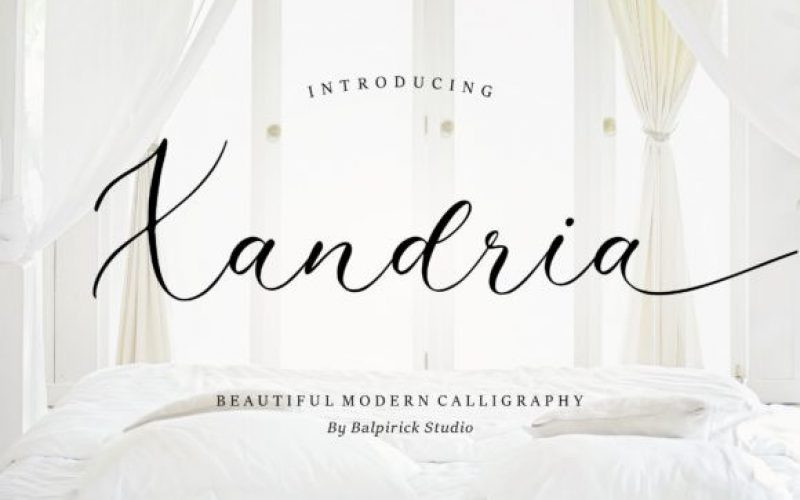 Xandria Calligraphy Font