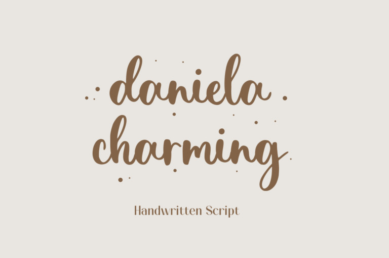 Daniela Charming Script Font