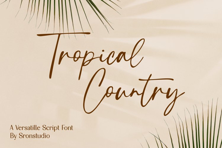 Tropical Country Handwritten Font