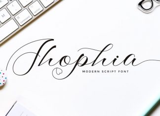 Shophia Calligraphy Font