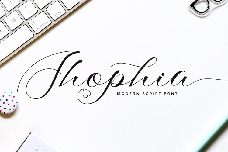 Shophia Calligraphy Font