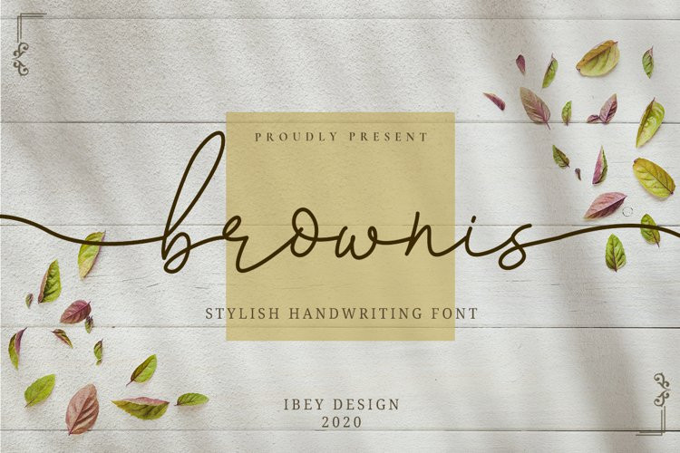 Brownis Script Font