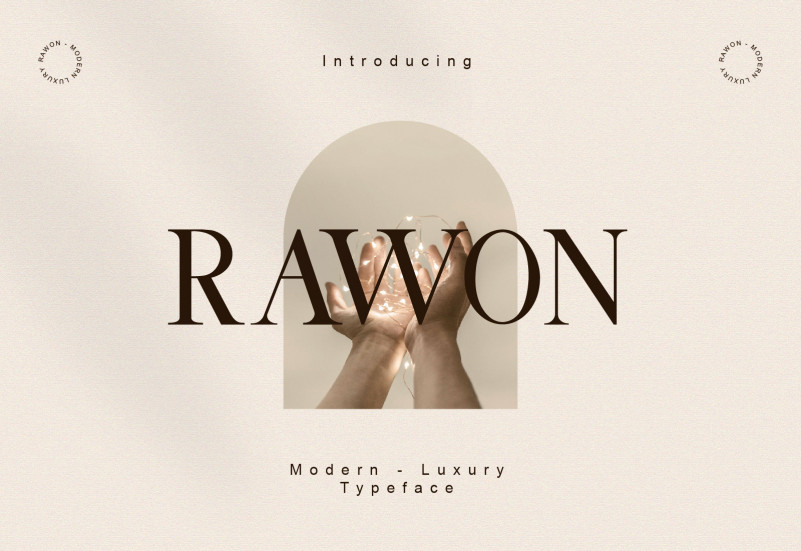 Rawon Serif Font