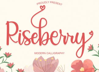 Riseberry Script Font