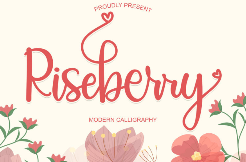 Riseberry Script Font