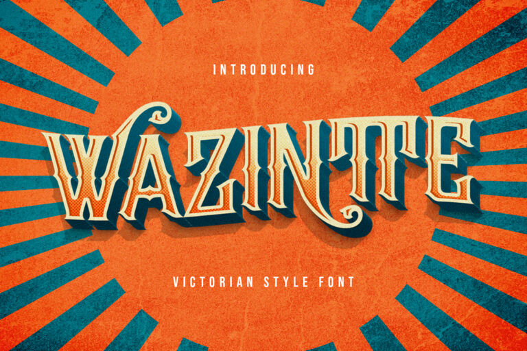 Wazintte Display Font