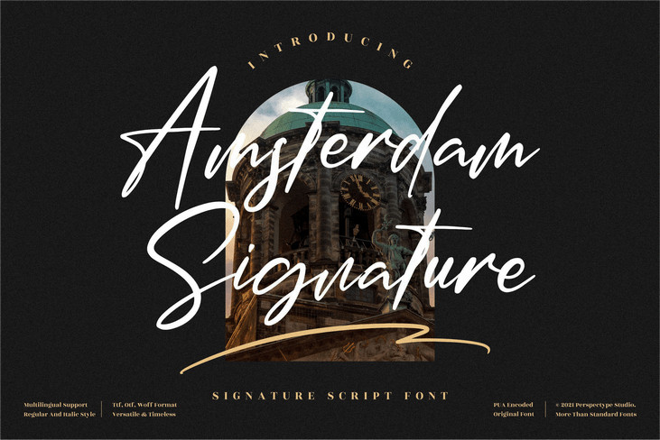 Amsterdam Signature Script Font