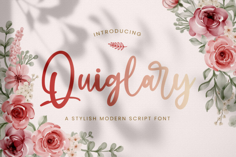 Quiglary Script Font