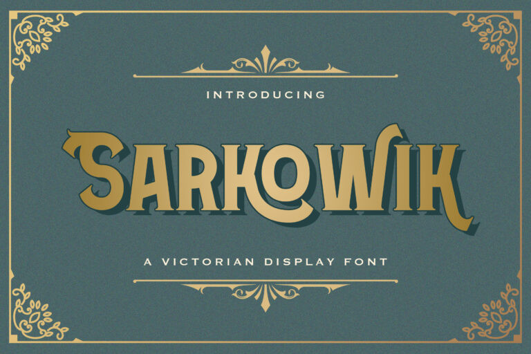 Sarkowik Display Font