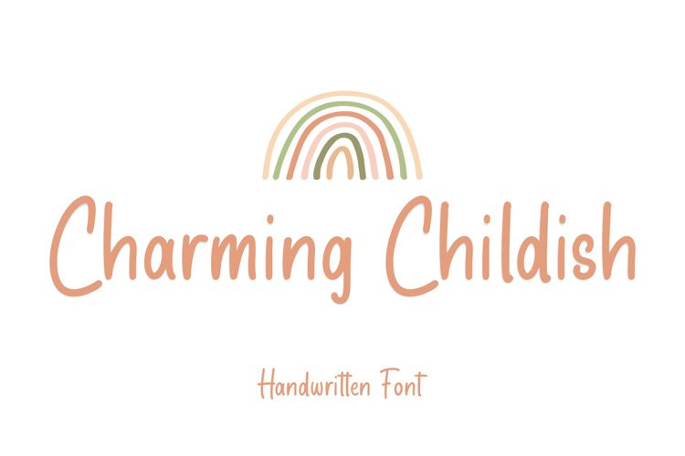 Charming Childish Handwritten Font