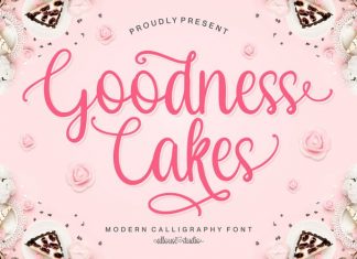 Goodness Cakes Calligraphy Font