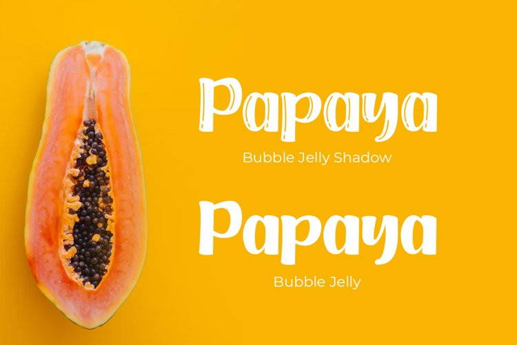 Bubble Jelly Display Font