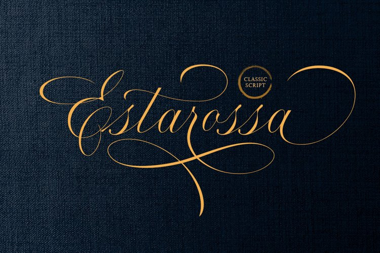 Estarossa Calligraphy Font