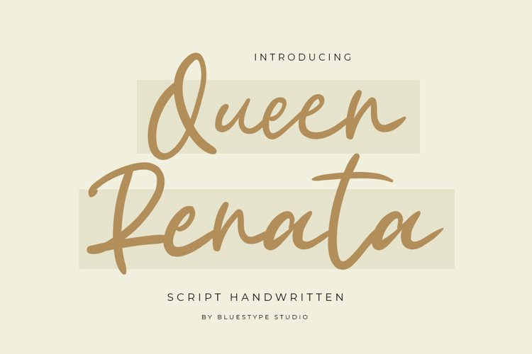 Queen Renata Handwritten Font