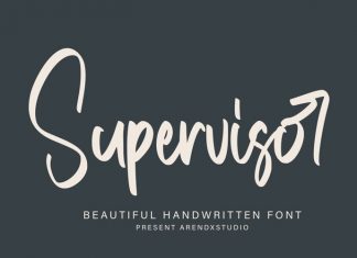 Supervisor Script Font