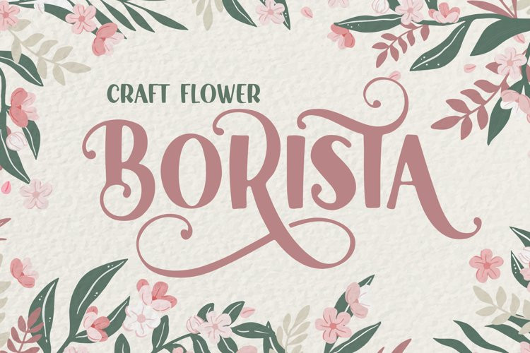 Beauty Florist Display Font