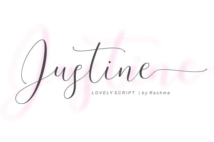 Justine Calligraphy Font