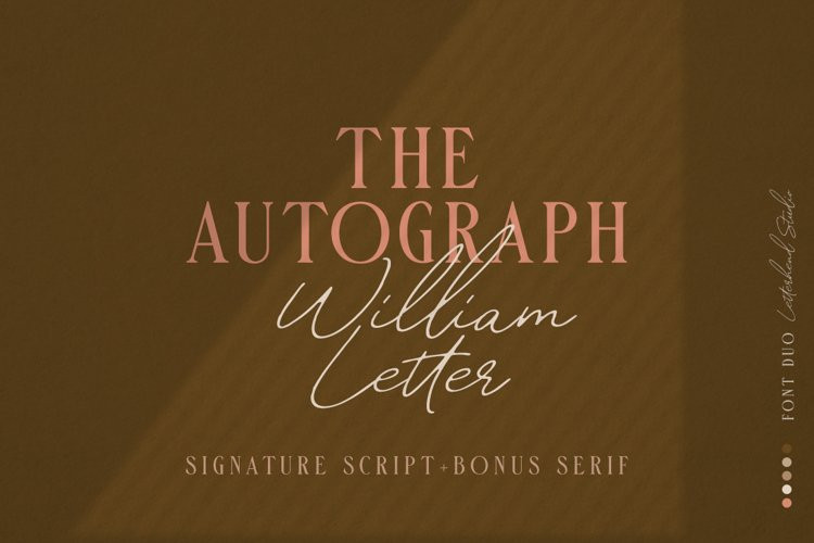 William Letter Handwritten Font